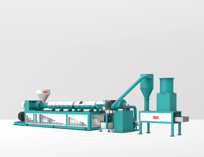 Extruder With Die-Face-Air Cooling - Advanced Cooling System for Plastic Processing